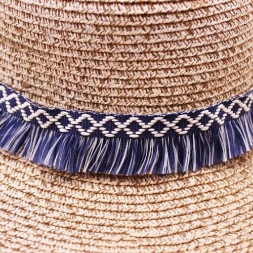 Polyester Ribbon Lace Trim With Fringe Tassel Sewing Supplies DIY Handmade Ribbon Dress Bag Hat Accessory 30mm, 2.7M (3 Yards)