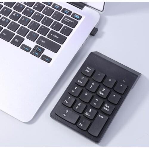 18-key portable mini wireless 2.4GHz digital KeyPad bank office stock market accessory digital keyboard for laptop or PC