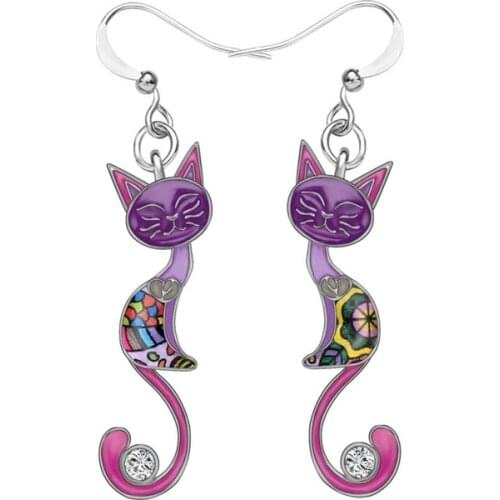 Fashion Shiny Crystal Little Bird Stud Earrings Hot Sale Stainless Steel Cat Earrings For Women Girls Jewelry Accessories Gift