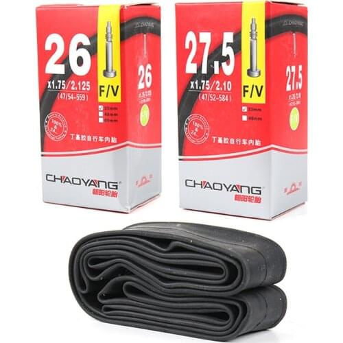 CHAOYANG MTB Bicycle Tube 26 27.5 29 inch 1.75-2.1/2.35 FV 33mm 48mm Mountain Bike Inner Tire