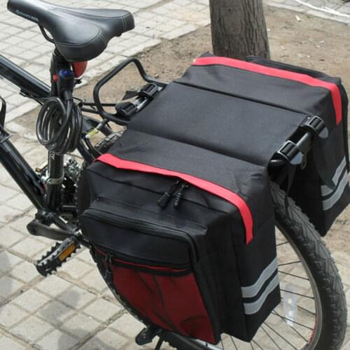 30 L Bike Rear Shelf Bag Tail Carry Bag Mountain Bike Double Piggy Bag Outdoor Bicycle Multi Function Portable Accessories
