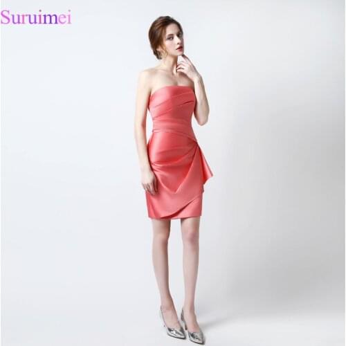 Suruimei Women's Evening Dresses Above The Knee