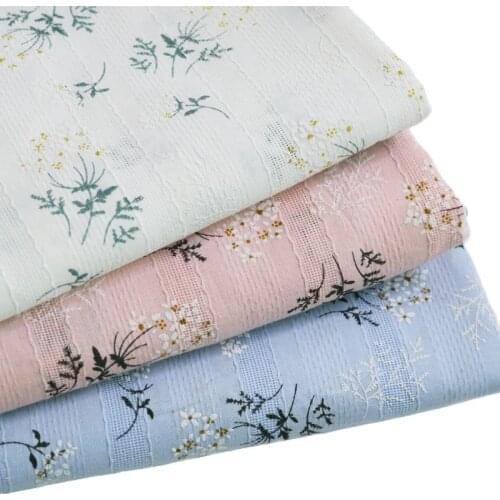 50cm * 140cm Pure Cotton Fabric DIY Sewing Fabric For Sewing Childrens Clothes Jacquard Print Breathe Soft