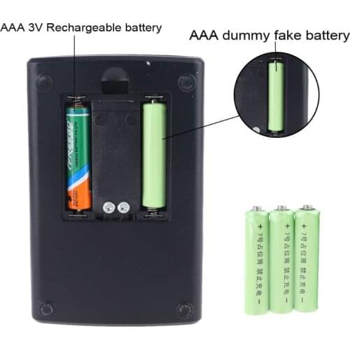 Universal 4Pcs LR03 AAA Size Dummy Fake Battery Setup Shell Placeholder Cylinder Conductor for Lithium iron phosphate battery