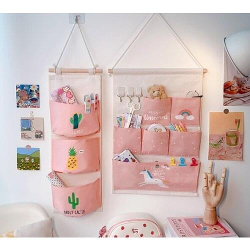 Room behind the door wall cloth art store waterproof storage hanging bag J03