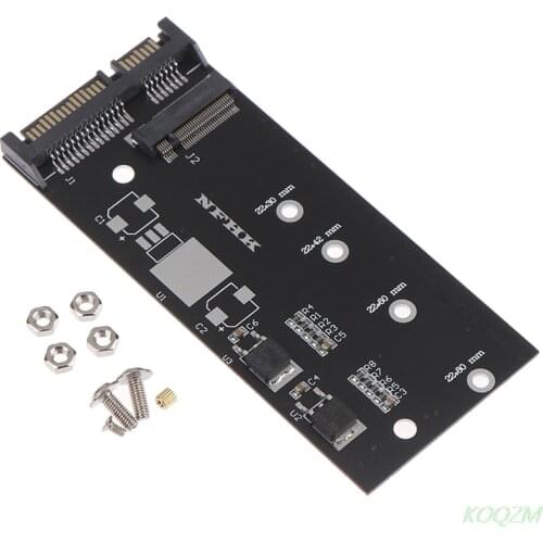 1 Set High efficiency M.2 NGFF SSD Convert Adapter Card SSD Upgraded Kit for SATA revision I/II/III (1.5/3.0/6.0 Gbps)