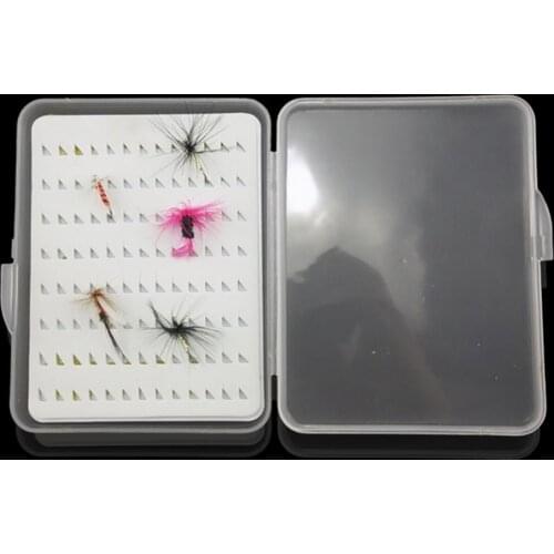 Lightweight Fishing Tackle Box Large Capacity ABS Waterproof Practical Triangle Foam Translucent Bait Organizer for Sea Ocean