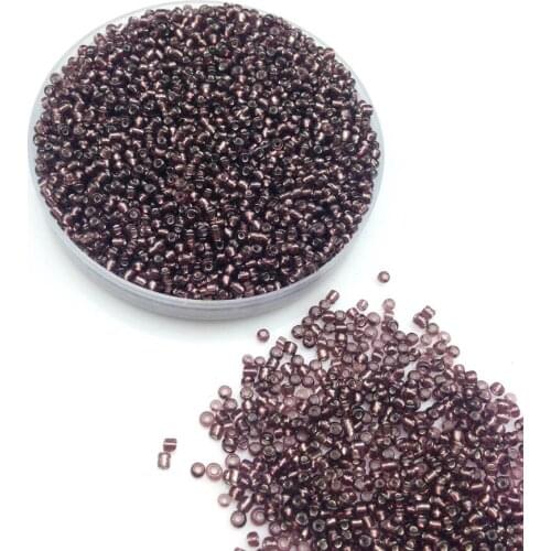 16g 1000pcs 2mm 12/0 Light Purple Silver Lined Round Loose Spacer Beads Cezch Glass Seed Beads Jewelry Making DIY Garment Bead