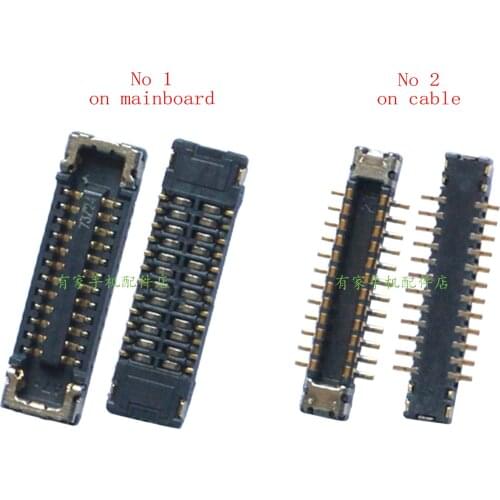 2pcs/lot Coopart New USB Charging dock Port FPC connector replacement for Oneplus 6 6T 1+6 1+6T on board/cable