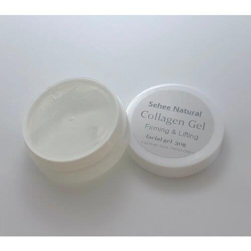 50pcs/30g Collagen Gel Firming Facial Serum Gel Anti-Aging Anti-Wrinkle Replenishment Fresh Elastic Skin Lift Fine Lines Remove