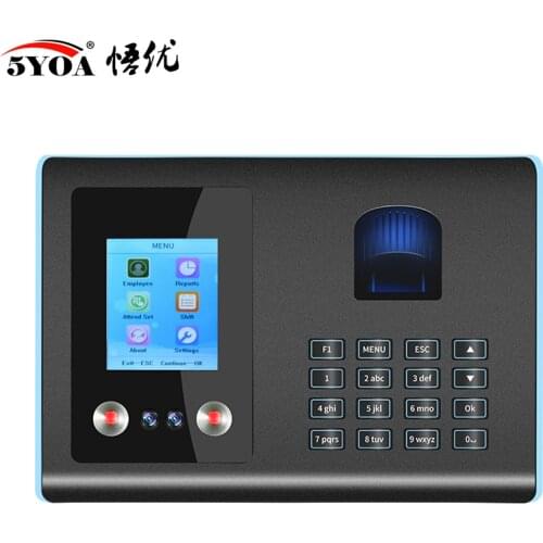 AF01 Biometric Face Facial Fingerprint Recognition Time Attendance System Machine Device Machine