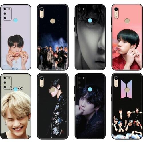 Black tpu Case For Huawei Honor 8a Prime 8s 9Lite honor 9A 9C 9X Premium 9x Pro 9S Case Rap RM JIMIN JIN SUGA J HOPE V JUNG KOOK
