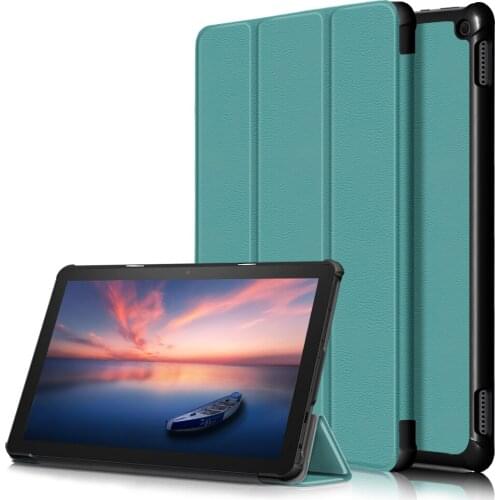 Case for All-New Kindle Fire HD 10 2021, Slim Lightweight Tri-fold Shell Multi-Angle Stand Cover for All-New Fire HD 10 Plus