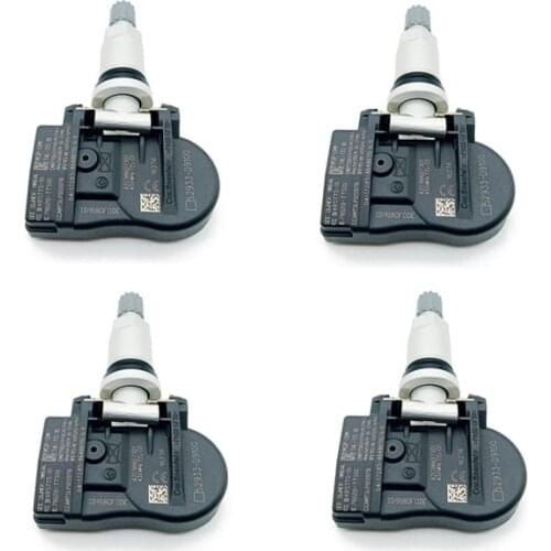 4pcs for Kia Sportage 2017 - 2019 QL NIRO CADENZA 17 18 52933D9100 52933-D9100 TPMS Tire Pressure Monitor Sensor System 433Mhz