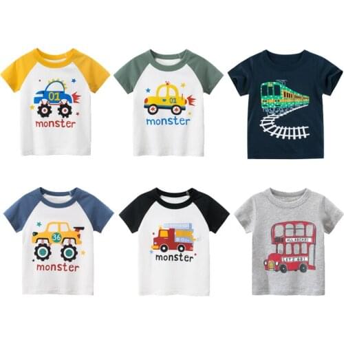 Childrens short sleeve t-shirt cotton t-shirts boy kid boys and girls tops shirts childrens Tshirt summer Tshirts