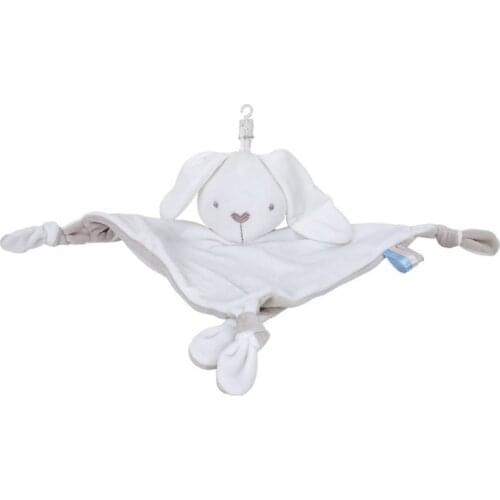 Baby Soother Appease Towel Soft Plush Animal Doll Teether Infant Stuffed Toys 54DA