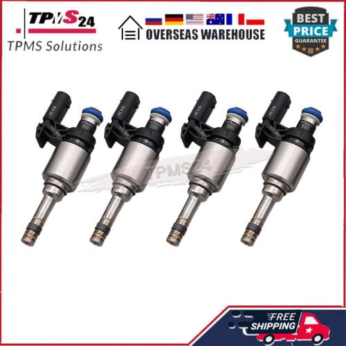 For 2013-2017 Volkswagen Jetta Audi A3 Sportback e-tron New Set of 4 GDI Fuel Injectors 04E906036Q