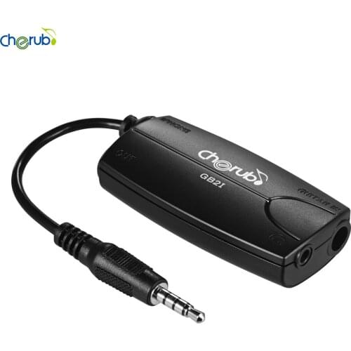 Cherub GB2i Musical Instrument Guitar Interface Adapter for Guitar Bass Keyboard Microphone Mixer for iPhone for iPad