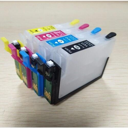INK WAY T1411-T1414 Refillable ink cartridge for ME 32/ ME 33/ ME 320/ ME 330 ME OFFICE 900WD/960FWD with ARC,1 Set, 4 PCS