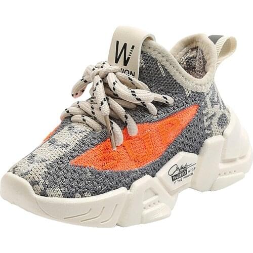 Spring Autumn Kids Shoes for Boys Girls Children Casual Sneakers Non-Slip Baby Toddler Mesh Breathable Soft Running Sports Shoes