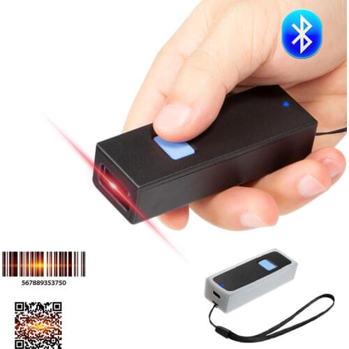 Mini Barcode Scanner USB Wired Bluetooth 2.4G Wireless 1D 2D QR PDF417 Bar code for iPad iPhone Android Tablets PC T7000 T7000X