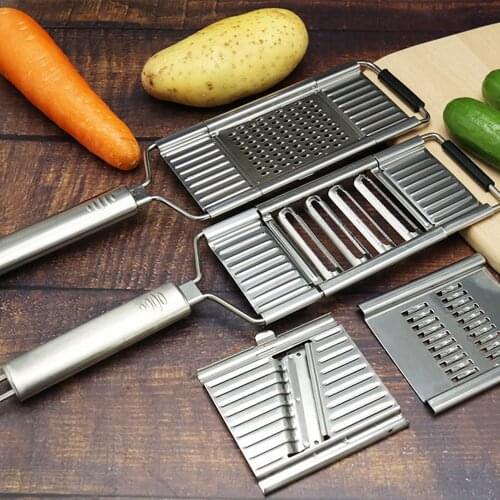 Multi-purpose Vegetable Slicer Stainless Steel Grater Cutter Shredders Fruit Potato Peeler Carrot Grater Kitchen Accessories
