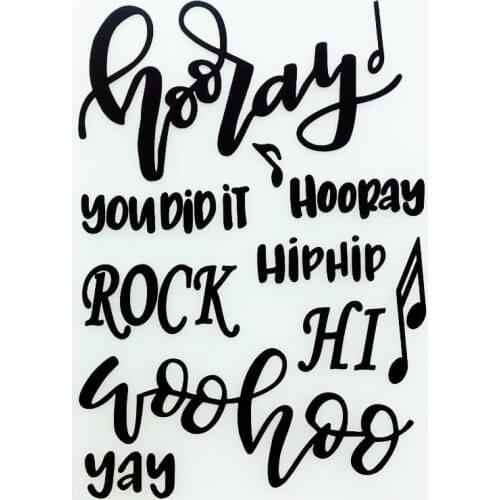 YLEF131 Music Plastic Embossing Folder For Scrapbook Stencils DIY Photo Album Cards Making Decoration Scrapbooking Tool Mold New