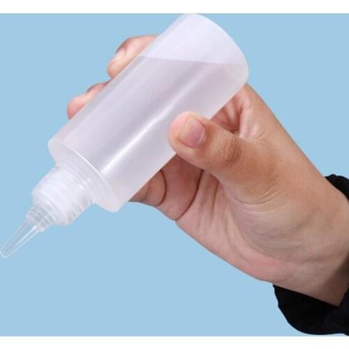 10Pcs Plastic Squeeze Bottle Small Squirt Jet Sauce Condiment Ketchup Mayo Oil R7UB