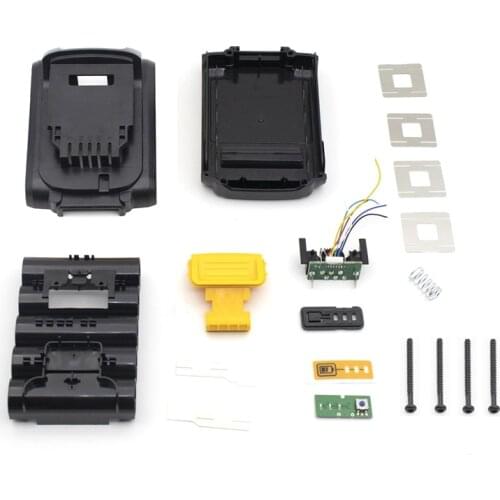 DCB200 Battery Plastic Case PCB Circuit Board for Dewalt 18V 20V 3.0Ah 4.0Ah DCB201 Li-Ion Battery Shell