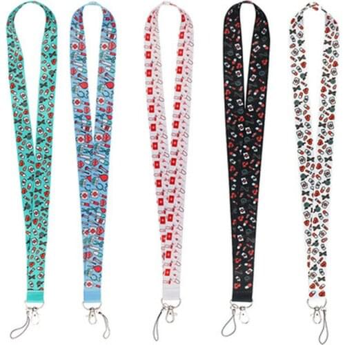 Nurse Lanyard for Key Chain Doctors ID Card Cover Pass Mobile Phone Badge Holder Key Ring Neck Straps Medical Accessories