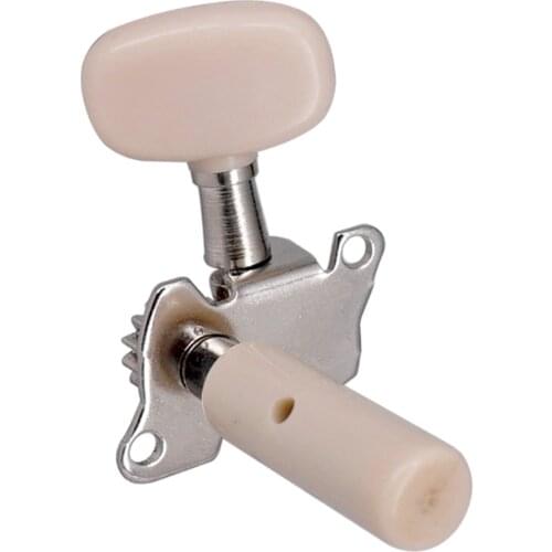 Acoustic Guitar Machine Heads Tuning Keys Pegs String Tuners White Handle