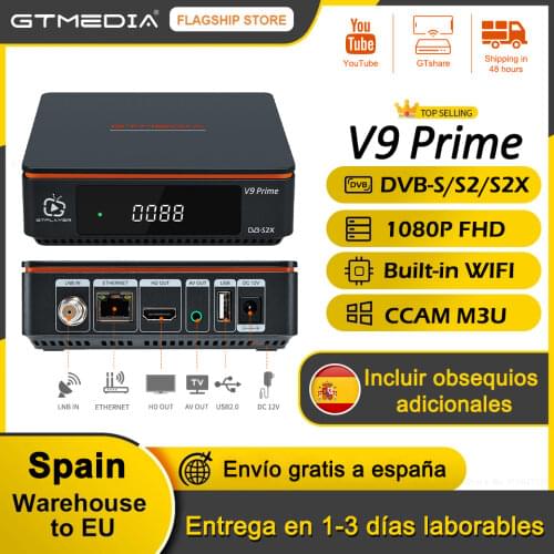 GTMedia V9 Super DVB S2 Receptor Bult-in WiFi support DVB S2 Full HD DVB-S2/S Satellite Receiver Same Function Gtmedia v8 nova