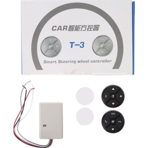 Universal Car Steering Wheel DVD GPS Wireless Smart Button Key Remote Control