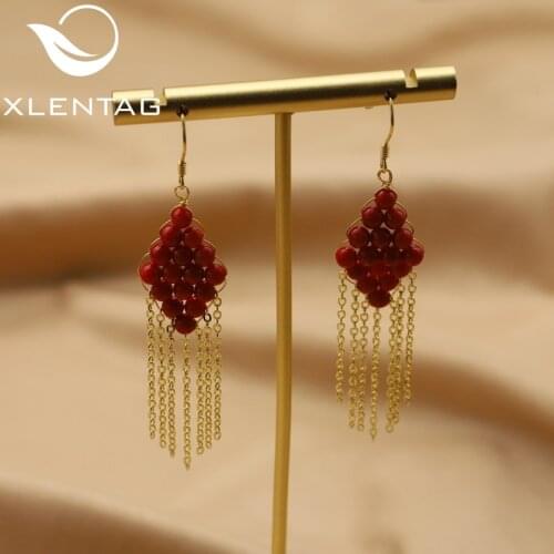 XlentAg Women's Gold Earrings