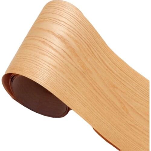 2Piece/Lot L:2.5meters Width:18cm Natural Red Oak Wood Veneer Pattern Bark