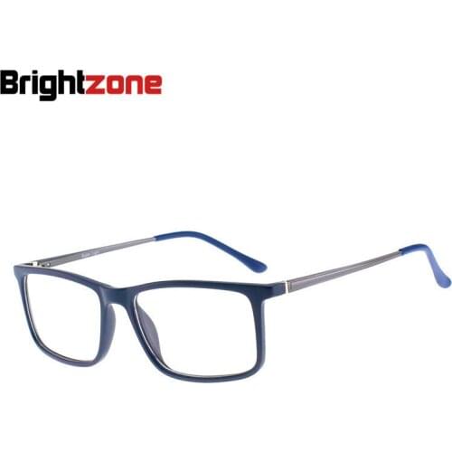 Brightzone New TR90 Full Rim + Aluminum Magnesium Arms Men Prescription Glasses Graduadas Lunettes Oculos De Lectura Eyeglasses