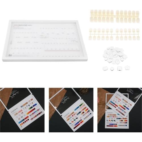 Nail Colors Nail Gel Polish Color Display Book Nail Art Card Chart Painting Painting Manicure Gel Colors Showing Book