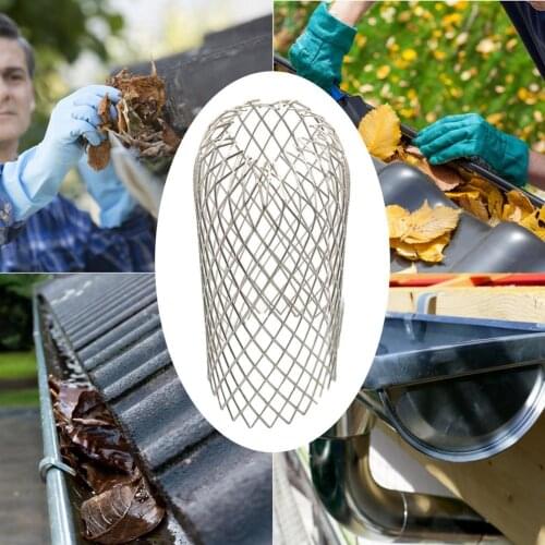 Drain Pipe Leaf Filter 4pcs Leaf Filter Drain Pipe Filter Cap Anti-leaf Filter Sink Filter Gutter Guard For Home Pool Garden