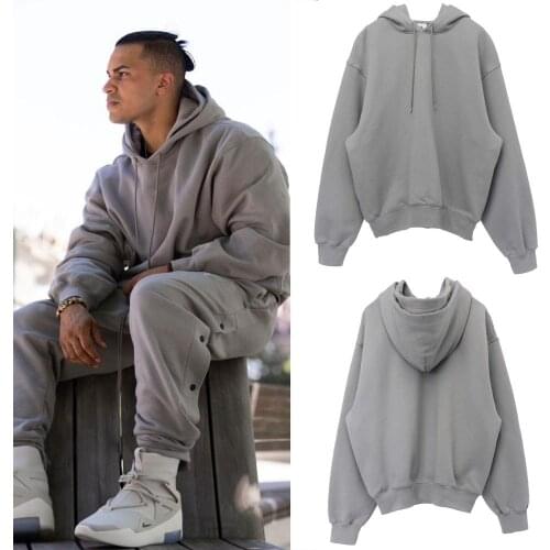 US size autumn winter cotton loose Sweatshirt new fleece hoodies double hoody hoodies mens fashion trend sports fitness tops