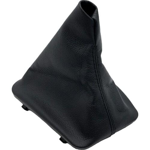 Leather Gear Shift Knob Gaiter Boot Cover Frame Lever Shifter Collar For BMW E36 3 Series E30 E34 E39 E81 E82 E87 E88