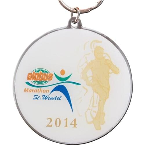 Marathon medal Custom Running medal cheap metal medals with red ribbons hot sales Marathon game sports medals