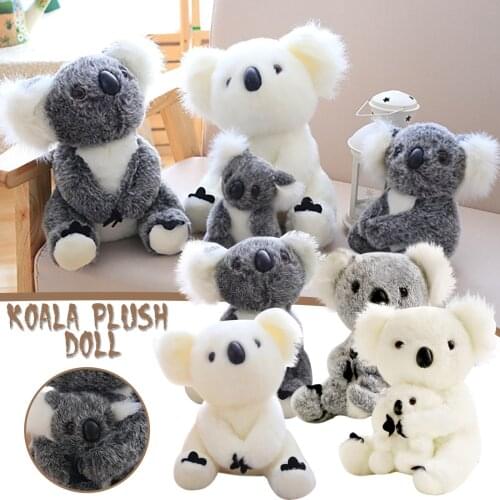 Cartoon Soft Koala Plush Toy Stuffed Simulation Zoo Animals Toy Children Doll Plush Toy Baby Sofa Pillow Cushion Gift