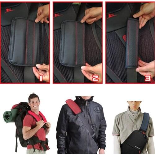 Car Seat Belt Cover Pad Leather Car Safety Seat Belt Strap Shoulder Pad for for Car Seat Belt Baby Child Protector Positioner