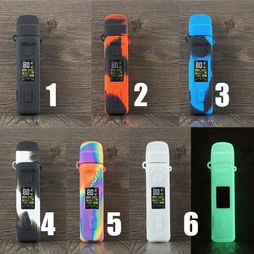 2pcs Silicone Case for VOOPOO VINCI X 2 80W Vape Texture Cover Skin Rubber Sleeve Mod Shield leather Wrap for VOOPOO VINCI X II