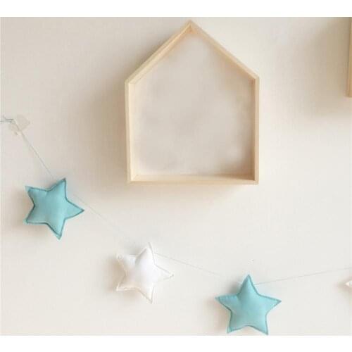 Nordic 5Pcs Cute Stars Hanging Ornaments Banner Bunting Party Kid Bed Room Decor
