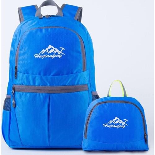 Mens Camping Hiking Ultralight Folding Backpack Women Climbing Shoulder Rucksack For Trekking Mountaineering Sports Bag