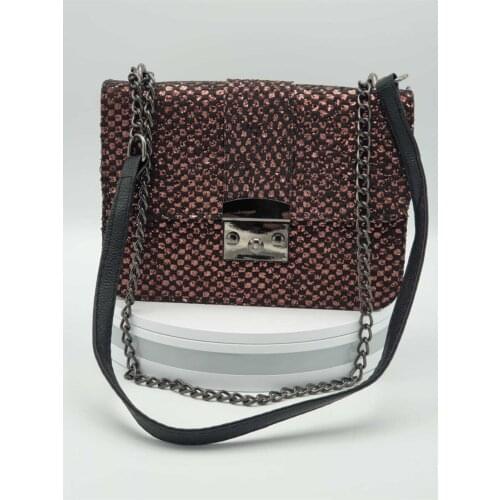 Front Sequins Luminous Copper Color Cross Sleeve Bag Lady handbag 2021 Model bag Luxury handbag Crossbody bag Young girl bag