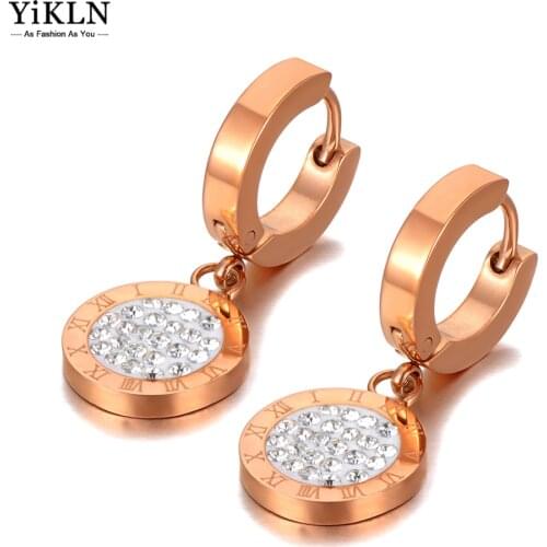 Серьги-кольца YiKLN China At AliExpress