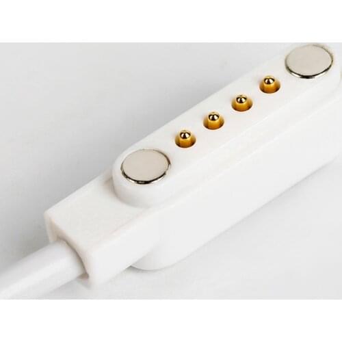 Smart Watch Charger For q100 q750 GT68 GT88 G3 KW18 Y3 KW88 Zeblaze thor 4 Smart Watch Accessory 4Pin Magnetic Charging Cable