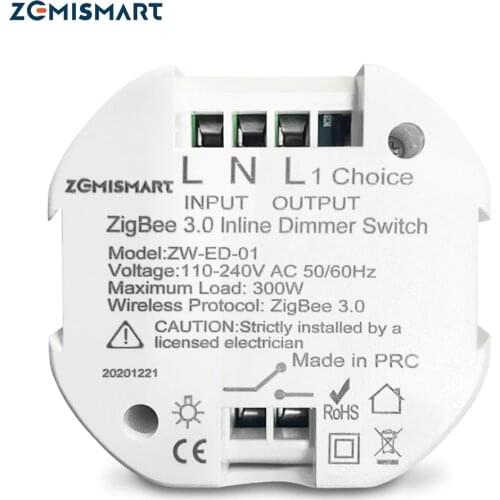 Zemismart Tuya Zigbee Dimmer Module SmartThings Control Alexa Google Home Control Smart Life APP Control